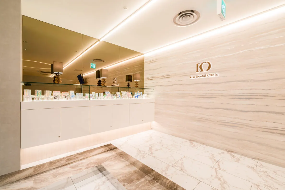 デンタルケアグッズ展示コーナーのイメージ